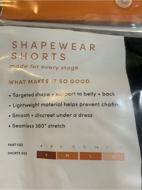 NWT Isabel Maternity Taupe Shapewear Shorts XS - Picture 5 of 7